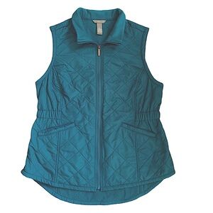 Bit & Bridle quilted fleece vest. Size small.